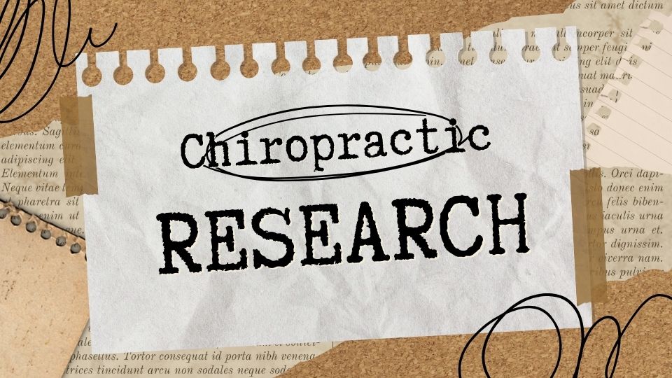 Chiropractic research