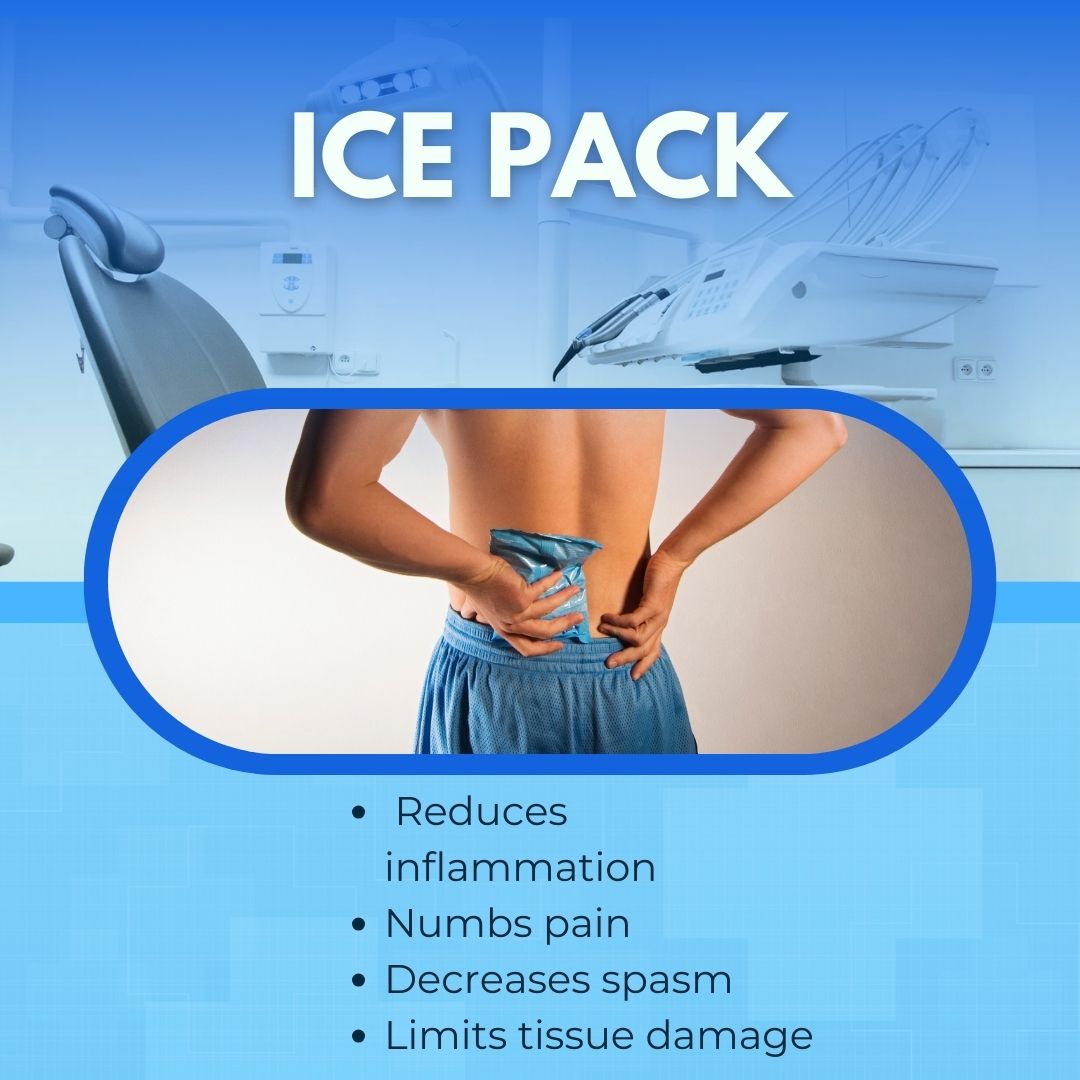 Ice pack for Low back pain