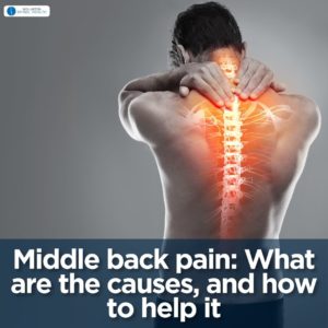 Middle back pain: What are the causes, and how to help it